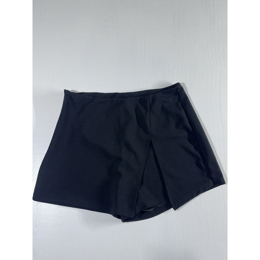 SHEIN Black Skort | Size Large | Mini Skirt with Shorts Streetwear